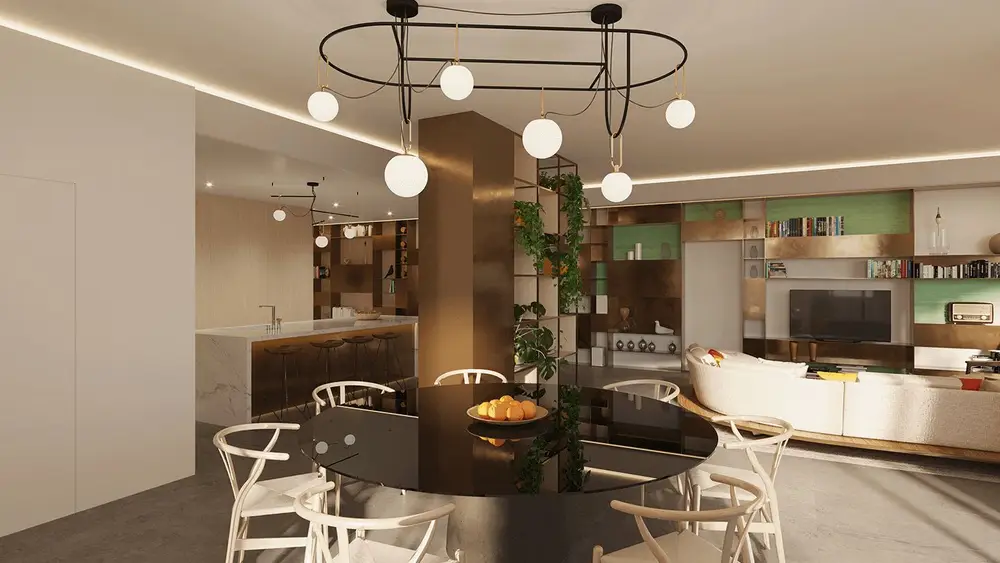 Sala y comedor (imagen ilustrativa)
